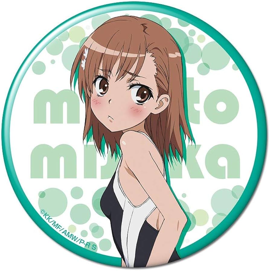 Amazon | とある科学の超電磁砲S 缶バッジ デザイン02(御坂美琴/B