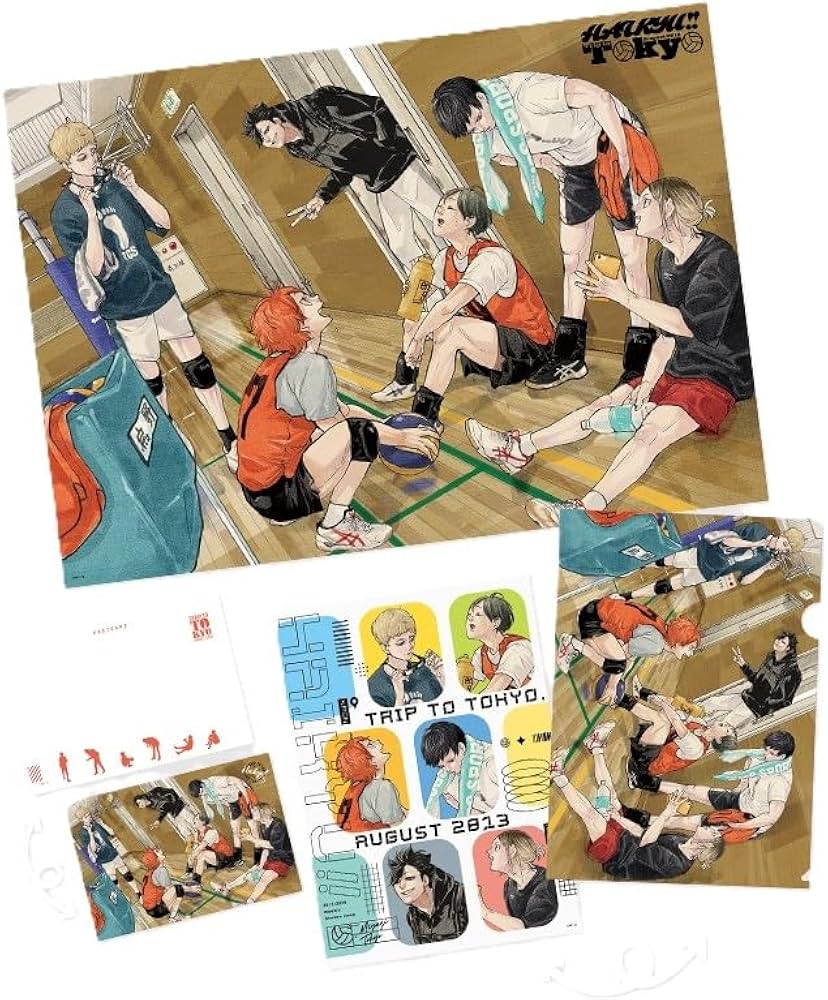 Amazon.co.jp: 3点セット 古舘春一描き下ろし！！ ハイキュー!! ～東京