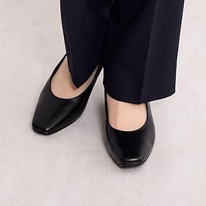 Amazon | 卑弥呼(ヒミコ) 3.5㎝ヒールブラックパンプス/600002ブラック