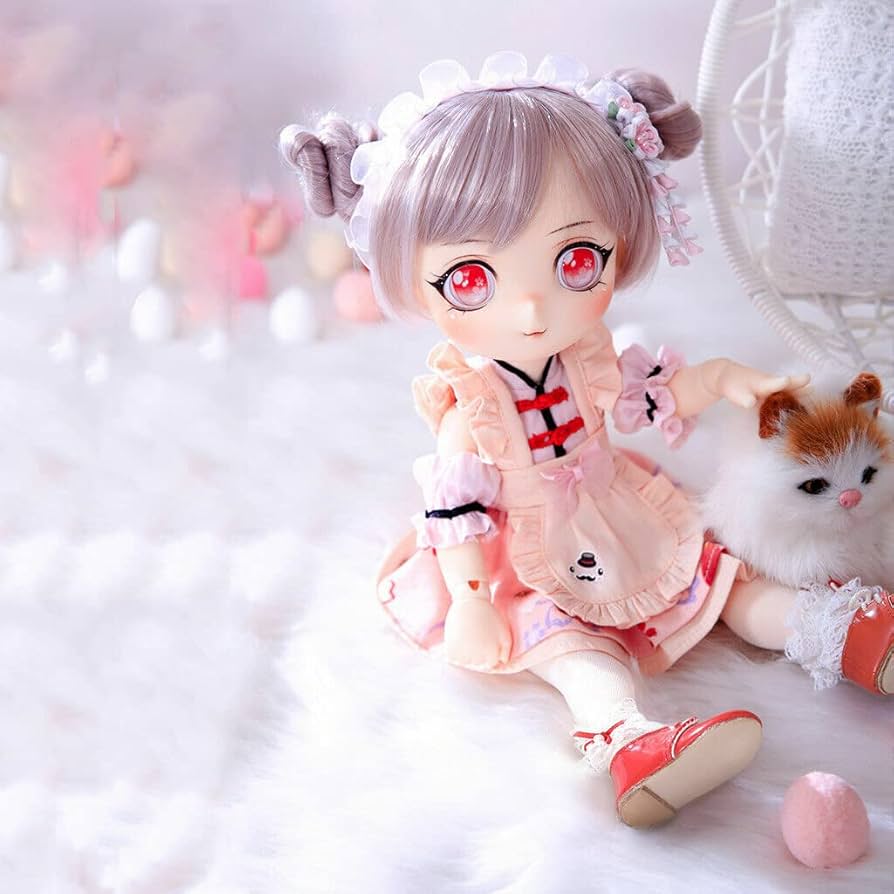 Amazon | KAKAA BJDドール フルセット 1/6 球体関節人形 29cm SD 樹脂