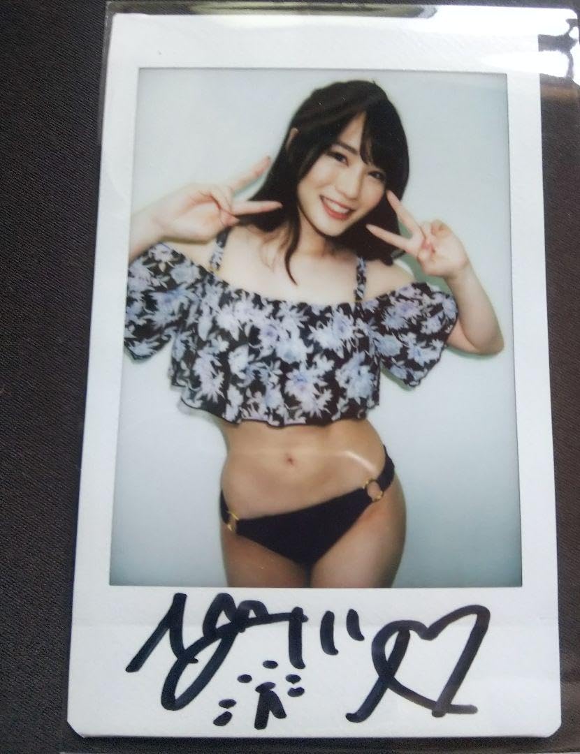 Amazon.co.jp: ピ ース チェキ 鈴村あいり 直筆サイン入り ダブルピ ー