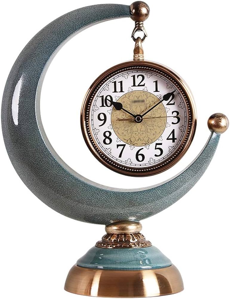 Amazon.com: Table Clock Decorative Desk Clock Desk Shelf Clocks