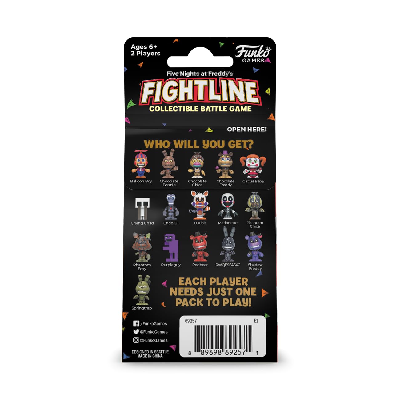 Amazon | Funko Five Nights at Freddy's FightLine キャラクター