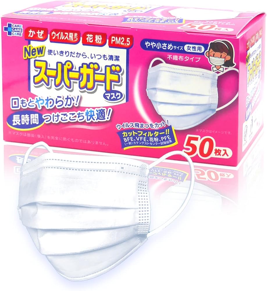 Amazon.co.jp: T.H.T Newスーパーガード マスク やや小さめサイズ 女性