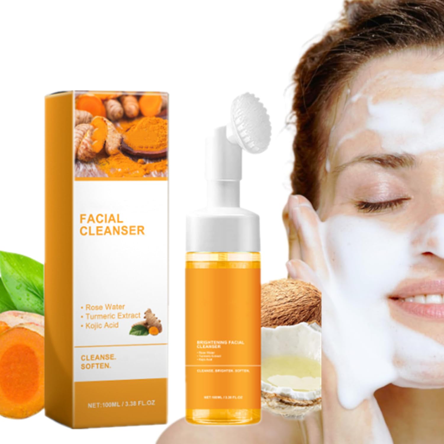 Amazon.com: YG LianKai Turmeric Facial Cleanser,Foaming Face Wash