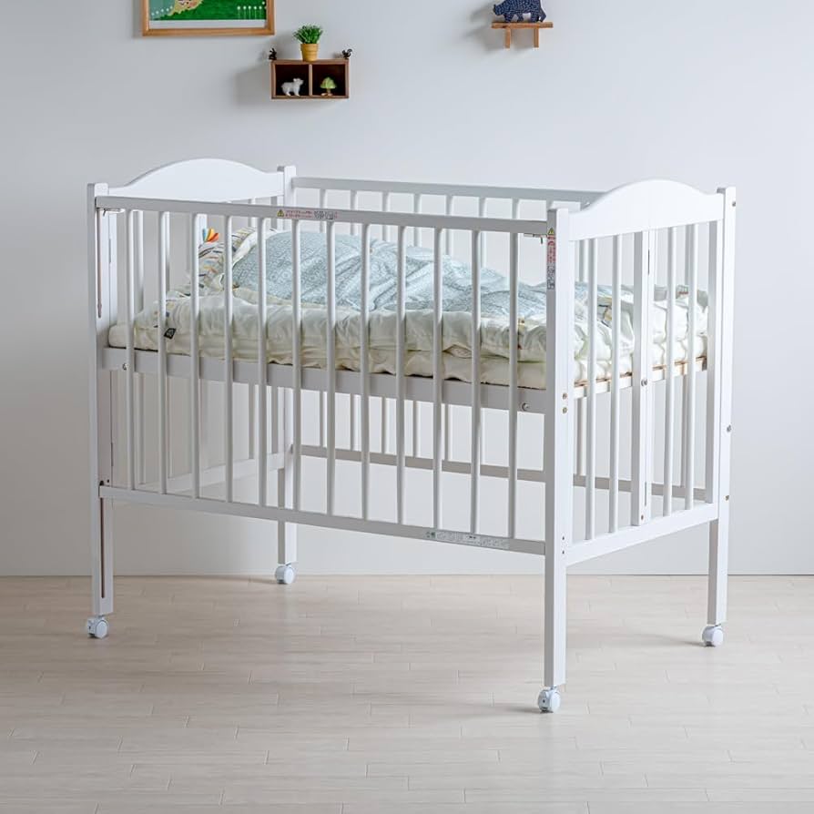 Amazon.co.jp: 日本製ベビーベッド「ワンタッチハイベッド パル