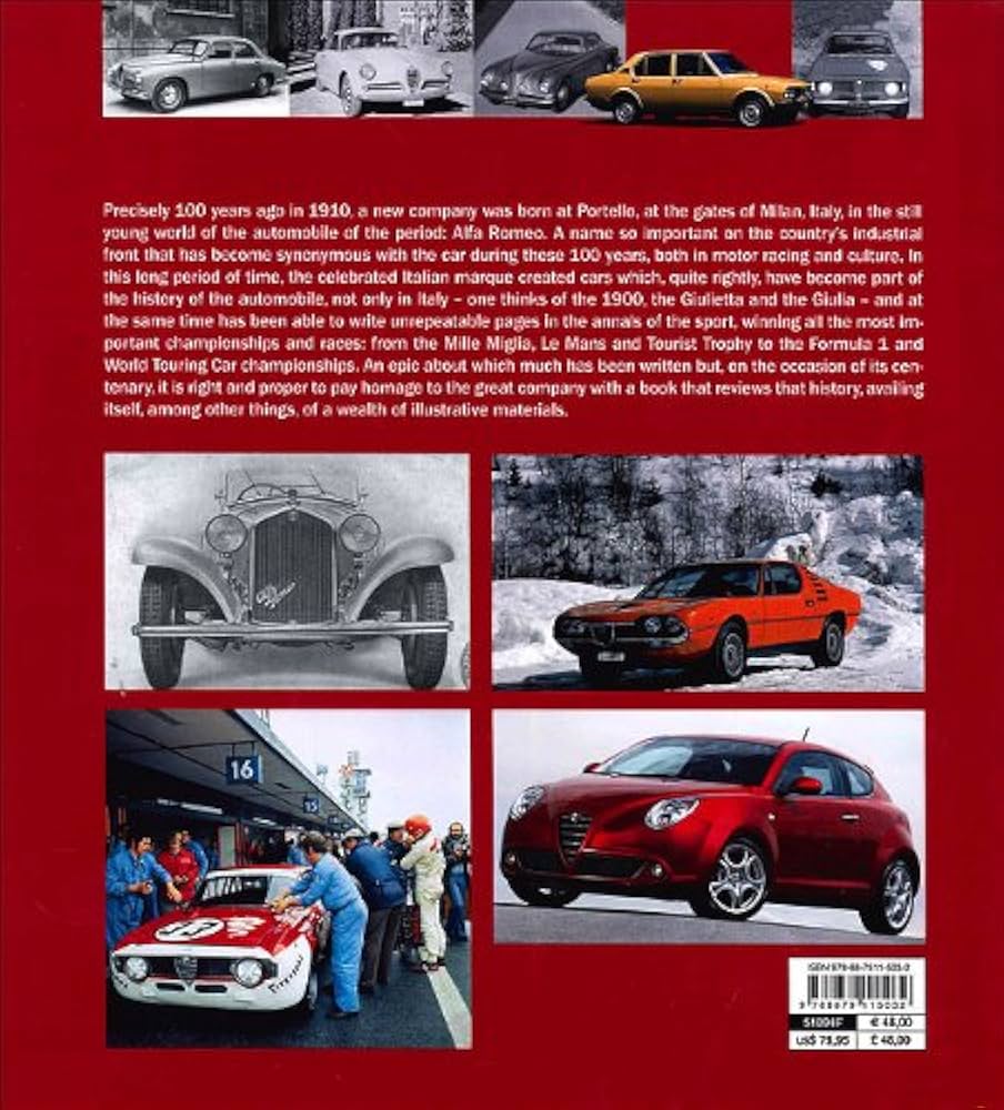 Alfa Romeo From 1910 to 2010: Tabucchi, Maurizio: 9788879115032