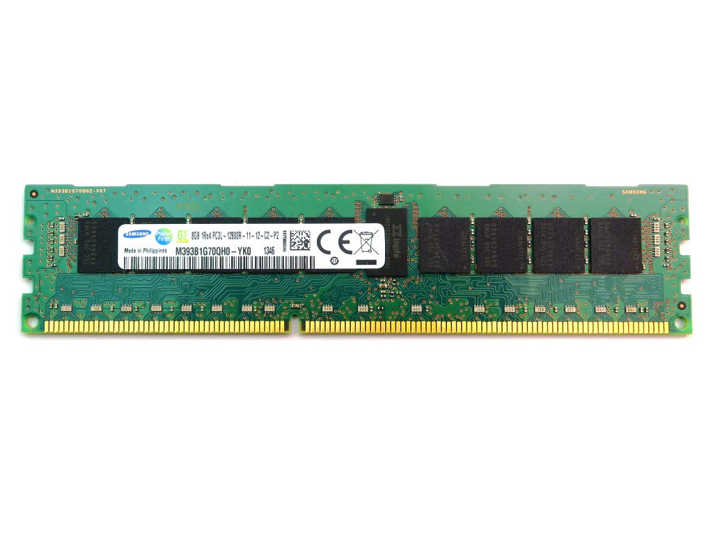 Samsung M393B1G70QH0-YK0 8GB PC3L-12800R DDR3-1600 1RX4 ECC at