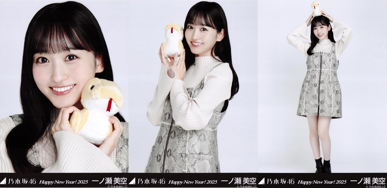 Amazon.co.jp: 乃木坂46 生写真 2025年1月 干支 巳 3種コンプ 一ノ瀬