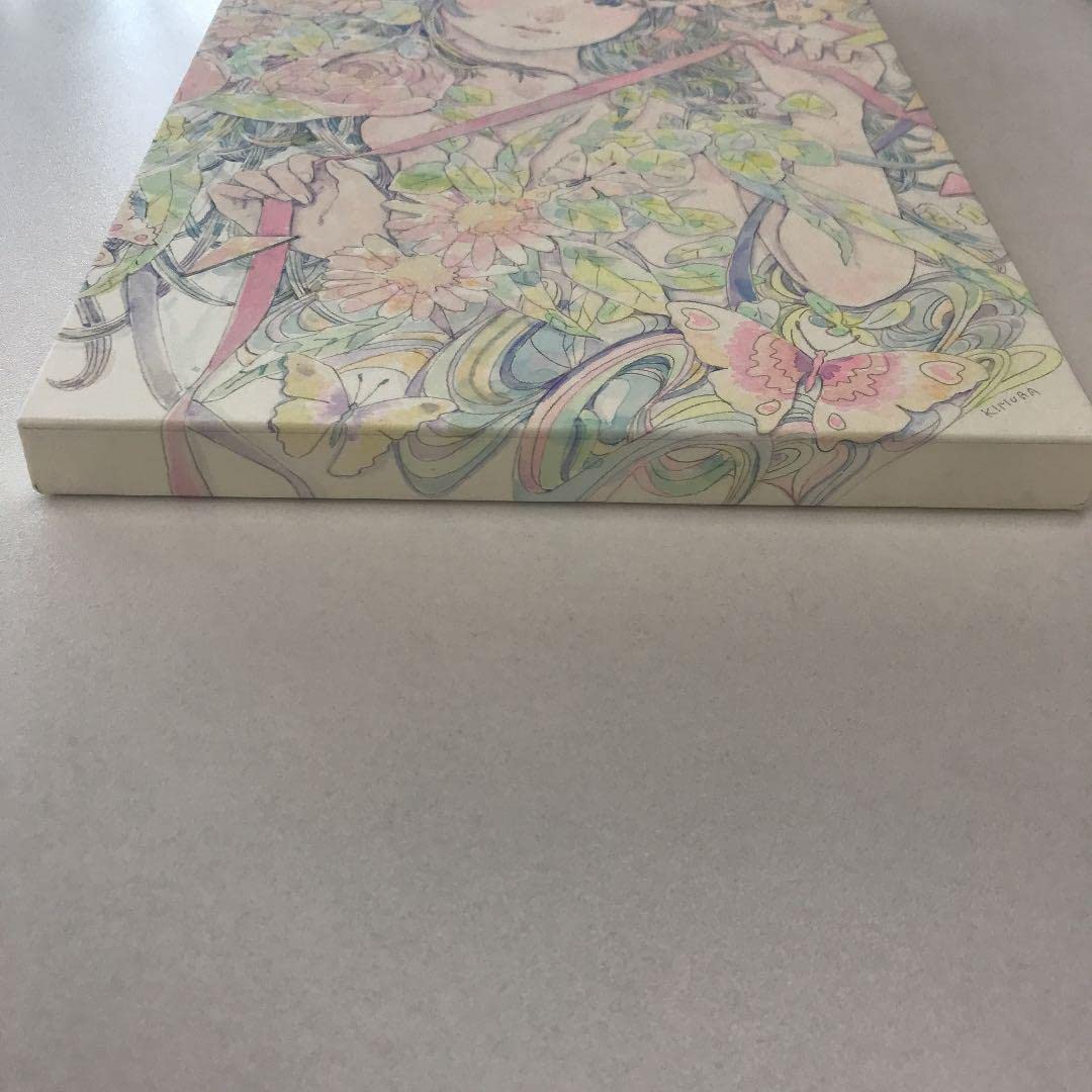 Amazon | 木村智博「触れ合う」木製パネル アクリルガッシュ 色鉛筆