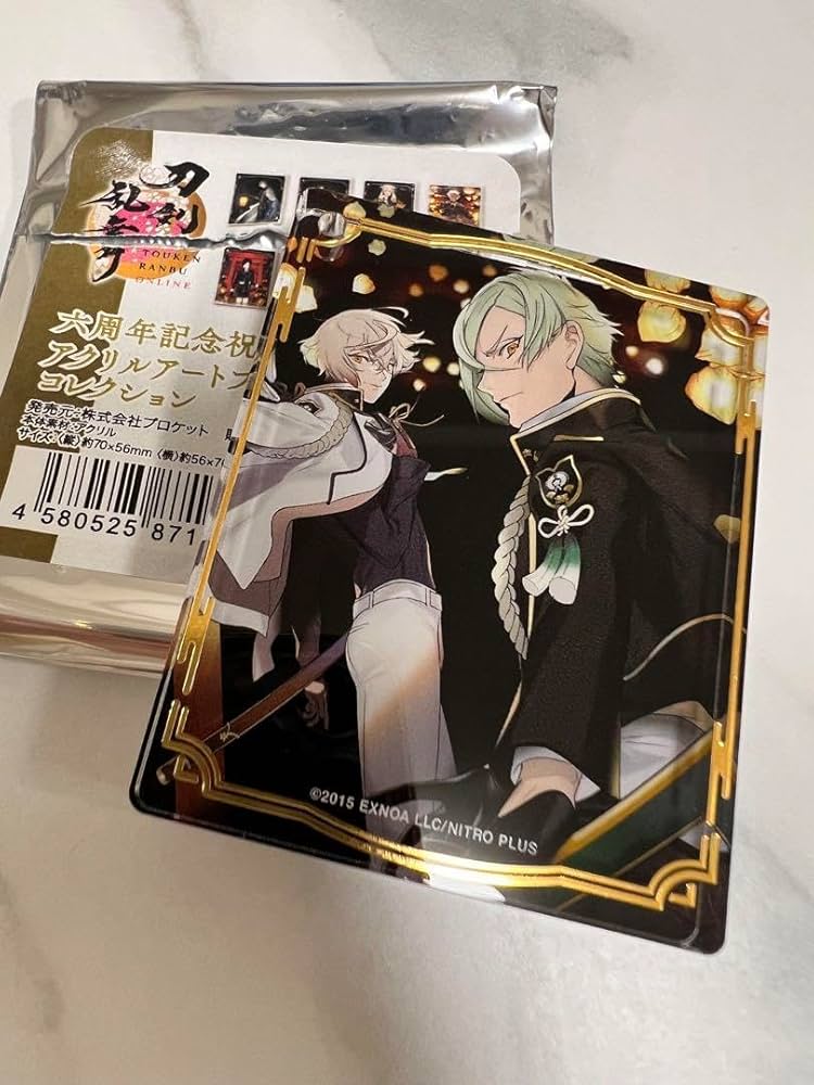 Amazon.co.jp: 刀剣乱舞 6周年記念祝画 アクリルブロック 髭切・膝丸