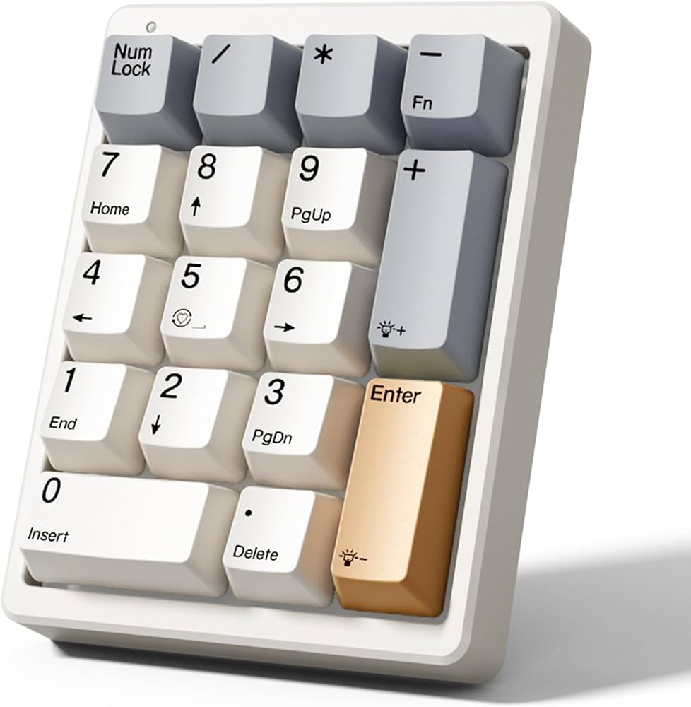 Amazon | BRIMFORD テンキー メカニカルキーボード 17キー テン