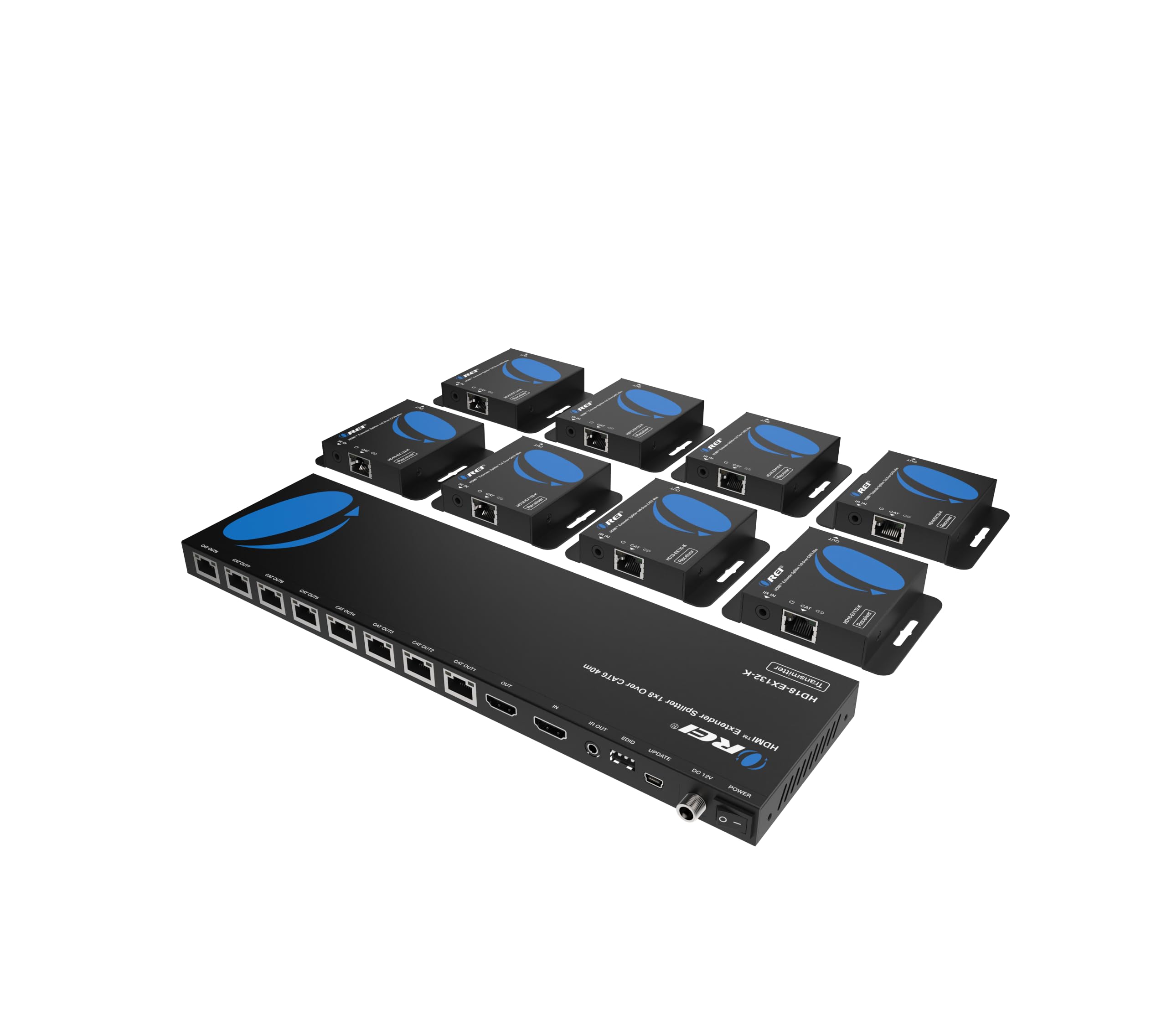 Amazon.com: OREI HDMI Extender Splitter 1x8 – HDMI Over Ethernet