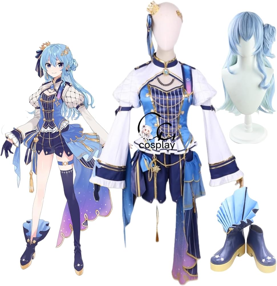 Amazon.co.jp: GGcosplay VTuber 星街すいせい 1stソロライブ衣装