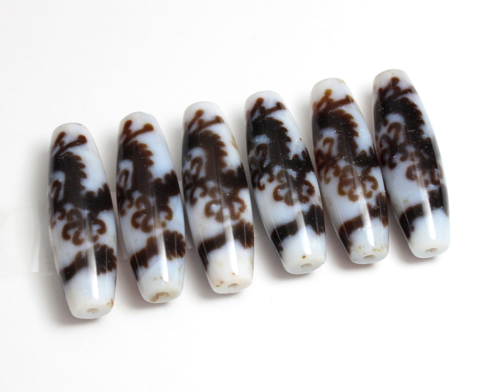 Amazon.co.jp: チベット 天珠 皇帝龍天珠 五本爪龍天珠 龍神天珠 白