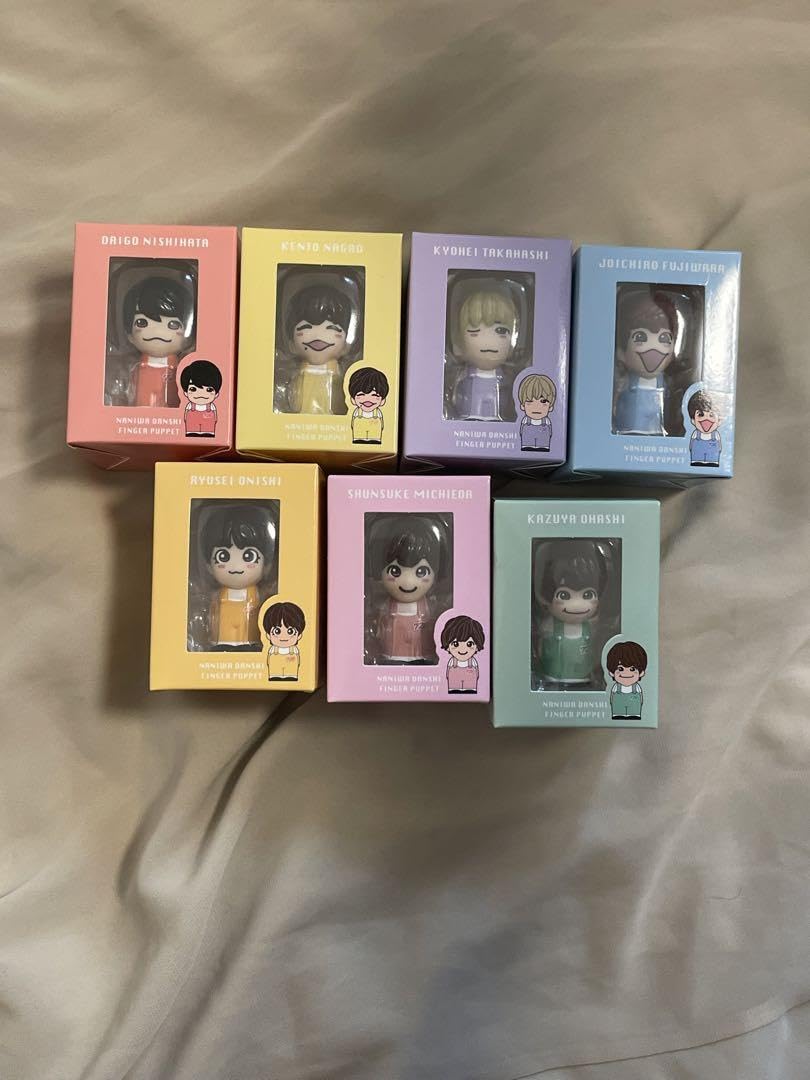 なにわ男子の指人形】6体セット 6月中発送】なにわ男子指人形7点セット