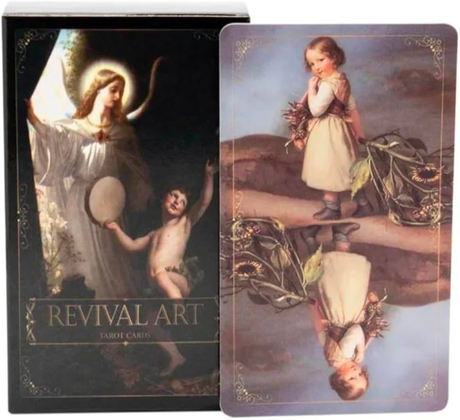 Amazon.co.jp: リバイバルアートタロットカード, 78枚セット, 絵画の