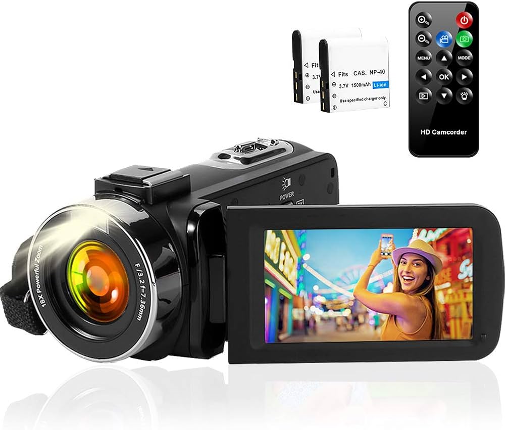 Amazon | ビデオカメラ 2688X1520 2.7K 1080P(60FPS) 4200万画素数