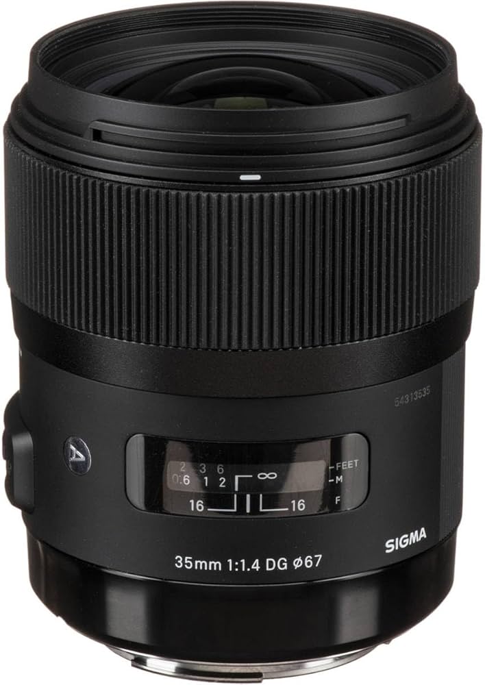Amazon.com : Sigma 35mm F1.4 Art DG HSM Lens for Canon, Black, 3.7
