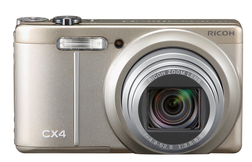 Amazon.co.jp: RICOH CX4 Digital Camera, Champagne Silver, CX4CH 10