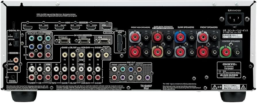 Amazon.co.jp: ONKYO HDサラウンド対応AVセンター 最大出力185W×7ch TX