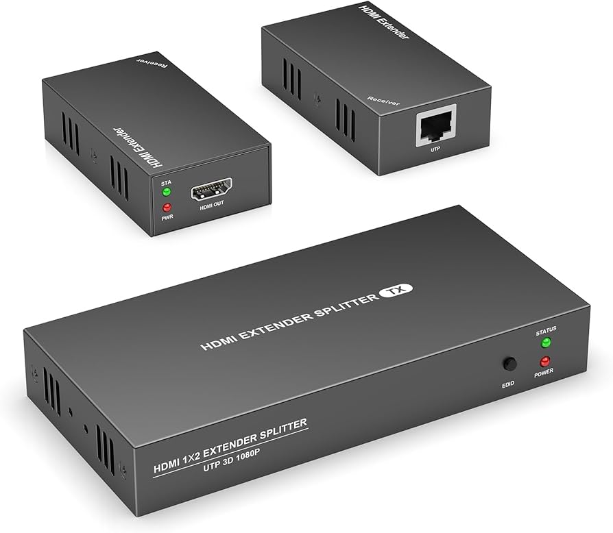 Amazon.com: HDMI Extender Splitter 1x2, HD1080P@60Hz & 3D Visual