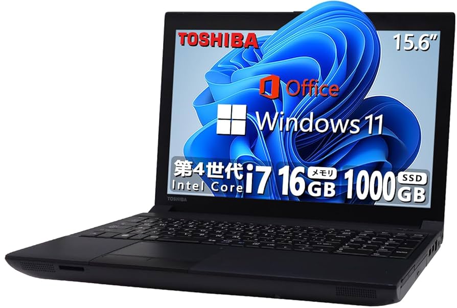 Toshiba 15.6インチ Core i7 Windows 11 ノートPC Toshiba 15.6インチ