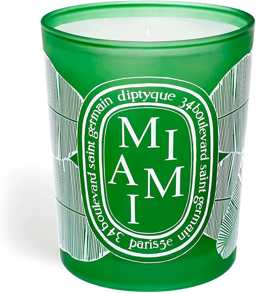Amazon.com: DIPTYQUE Miami Candle New and Exclusive : Home & Kitchen