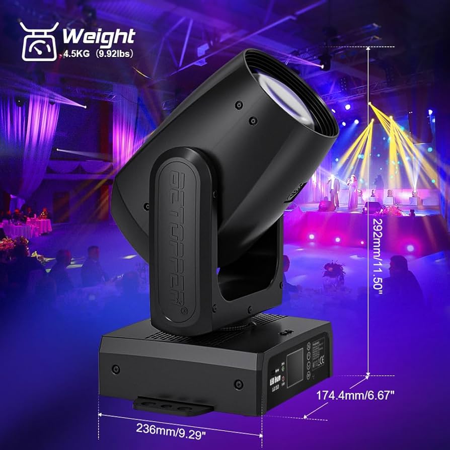 Amazon.com: BETOPPER 150W Moving Head DJ Lights with Beam 12 GOBO