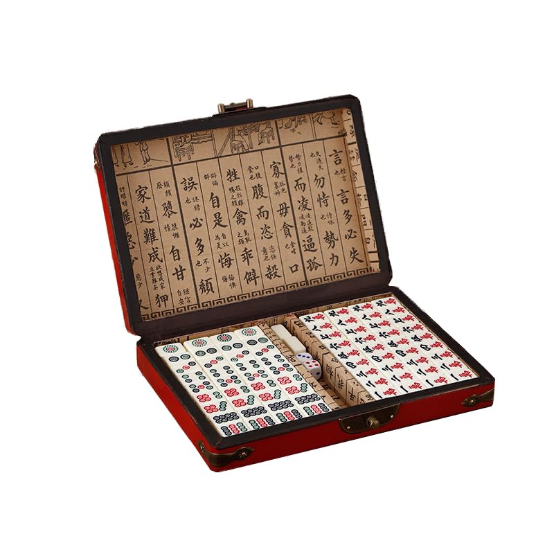 日本麻雀協会認定 麻雀牌 木箱入り レトロ ビンテージ 日本麻雀協会