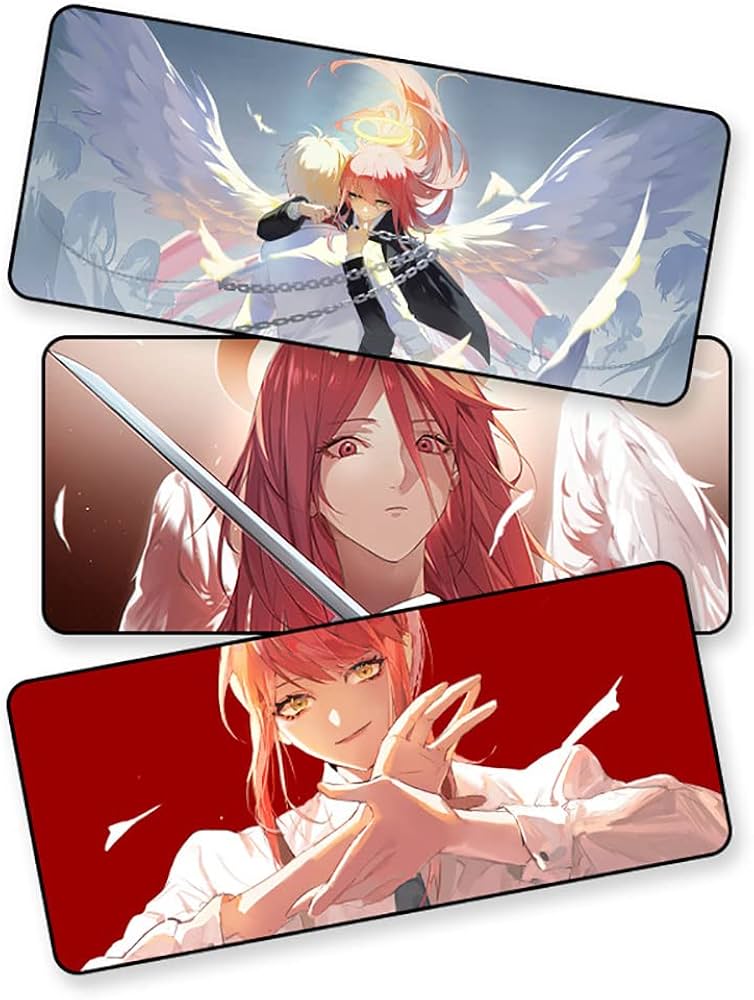 Amazon.co.jp: チェンソーマン マウスパッド デンジ ポチタ マキマ