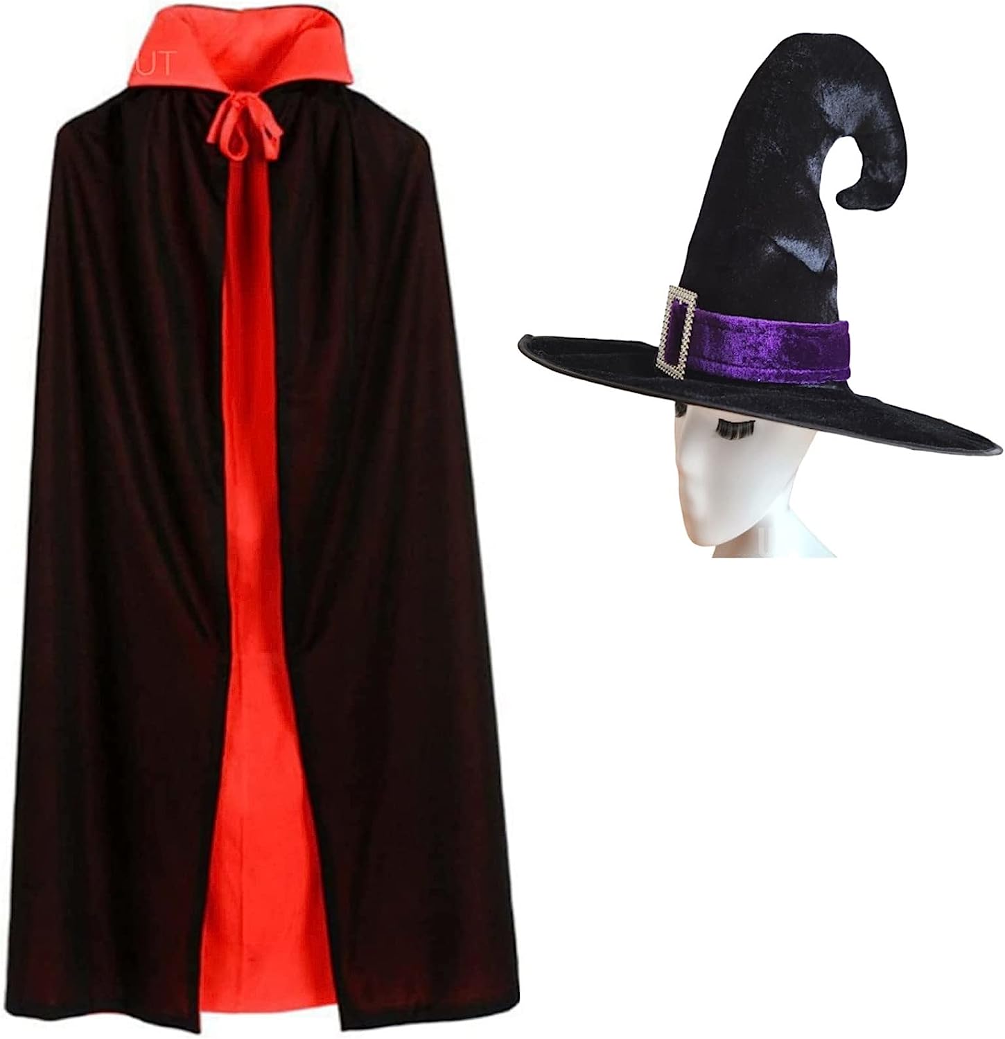 Amazon.co.jp: UTST コスプレマント 黒 フードなし 魔女 ハット 魔女
