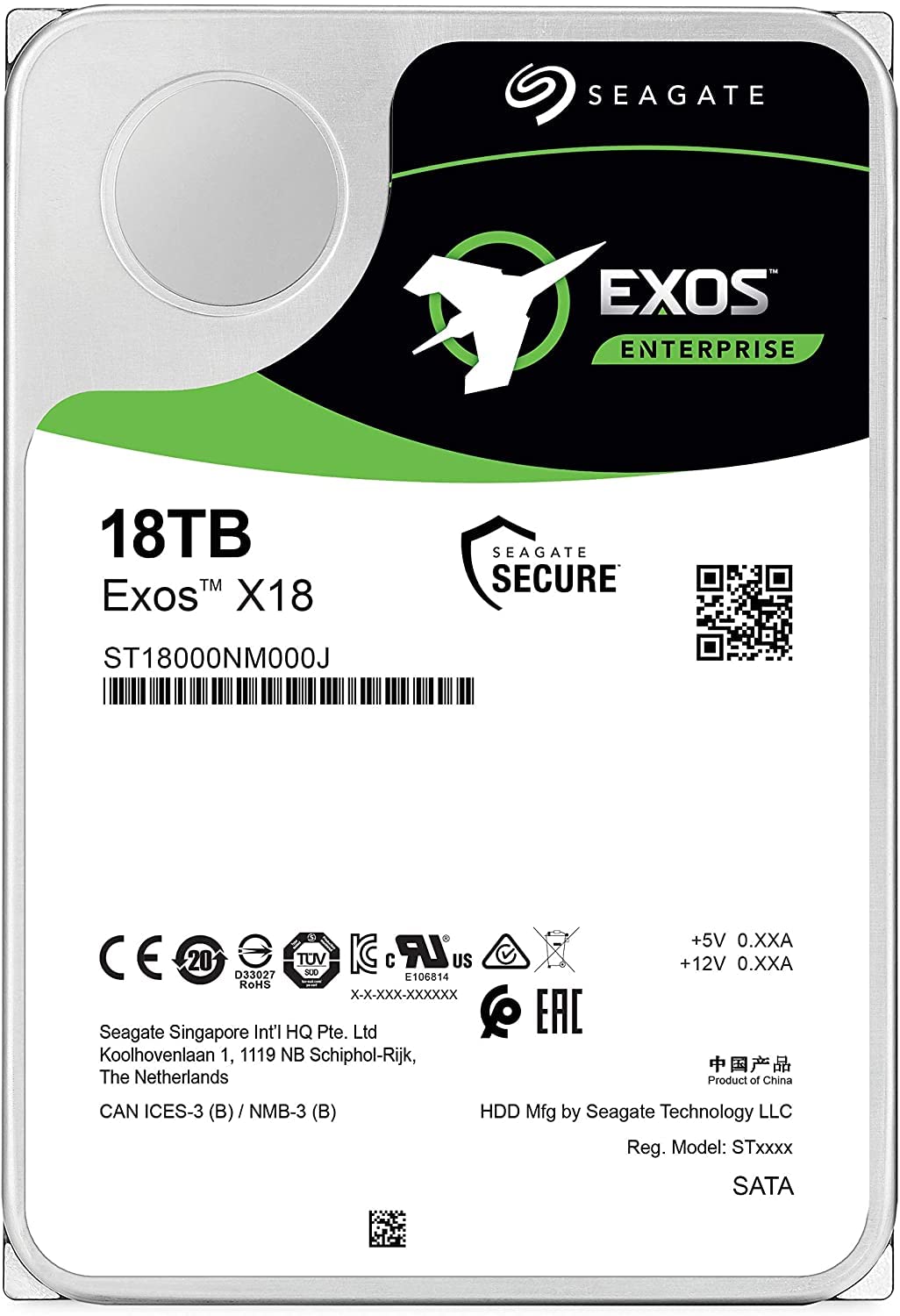 Amazon | Seagate Exos X18 SATA 512e 3.5インチ 18TB 内蔵