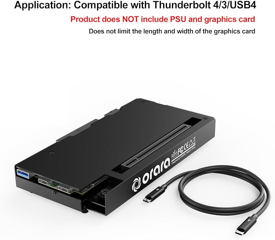 Amazon.co.jp: 外部GPUドックステーション、Mini eGPUエンクロージャ