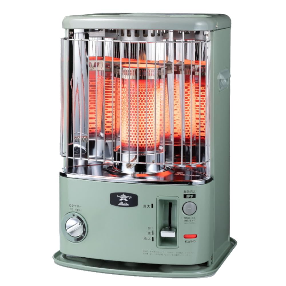 Amazon.co.jp: Aladdin アラジン 石油ストーブ グリーン コンクリート