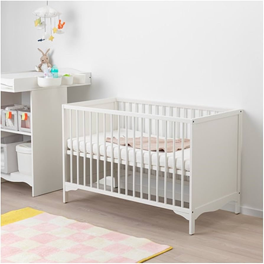 Amazon.co.jp: IKEA/イケア SOLGUL：ベビーベッド ホワイト