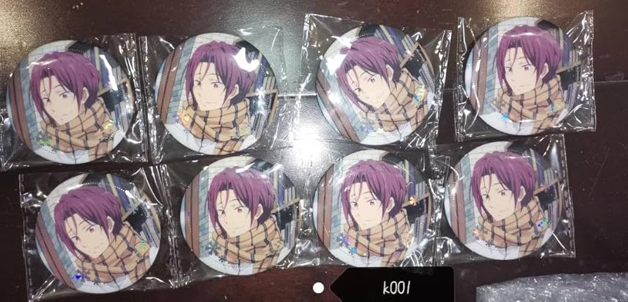 Amazon | K001 Free! 中国限定 ホログラム缶バッジ 冬の日 ☆松岡凛×8