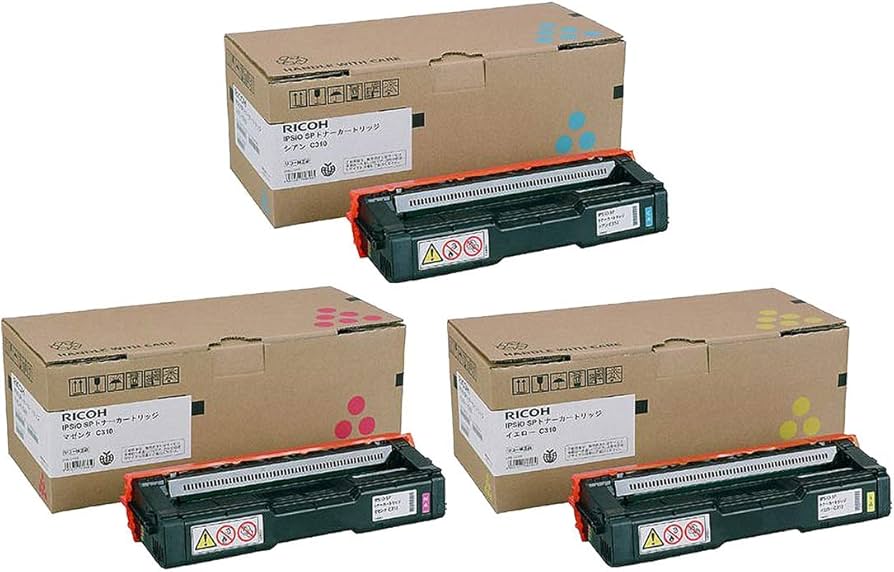 Amazon.co.jp: リコー IPSiO SP トナーカートリッジC310 カラー3色