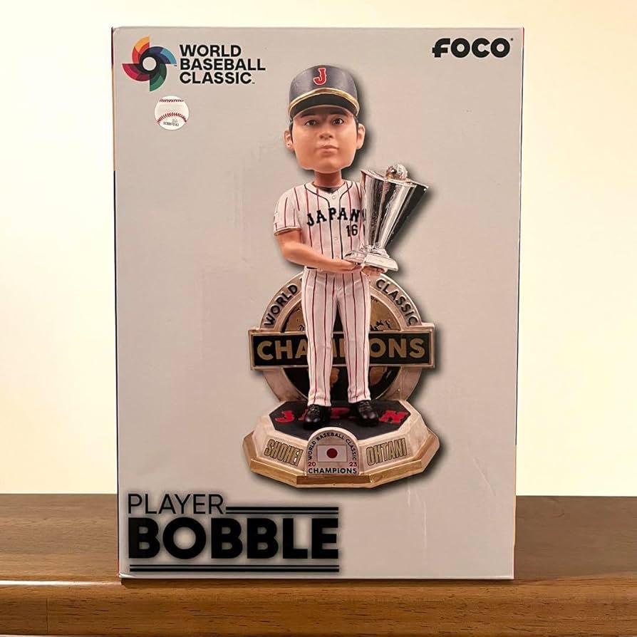 Amazon.co.jp: 大谷翔平 優勝記念 323個限定 WBC ボブルヘッド 侍