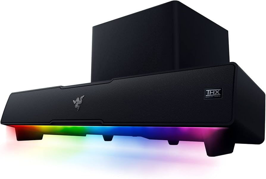 Razer Leviathan V2: Multi-Driver PC Gaming Soundbar with Subwoofer