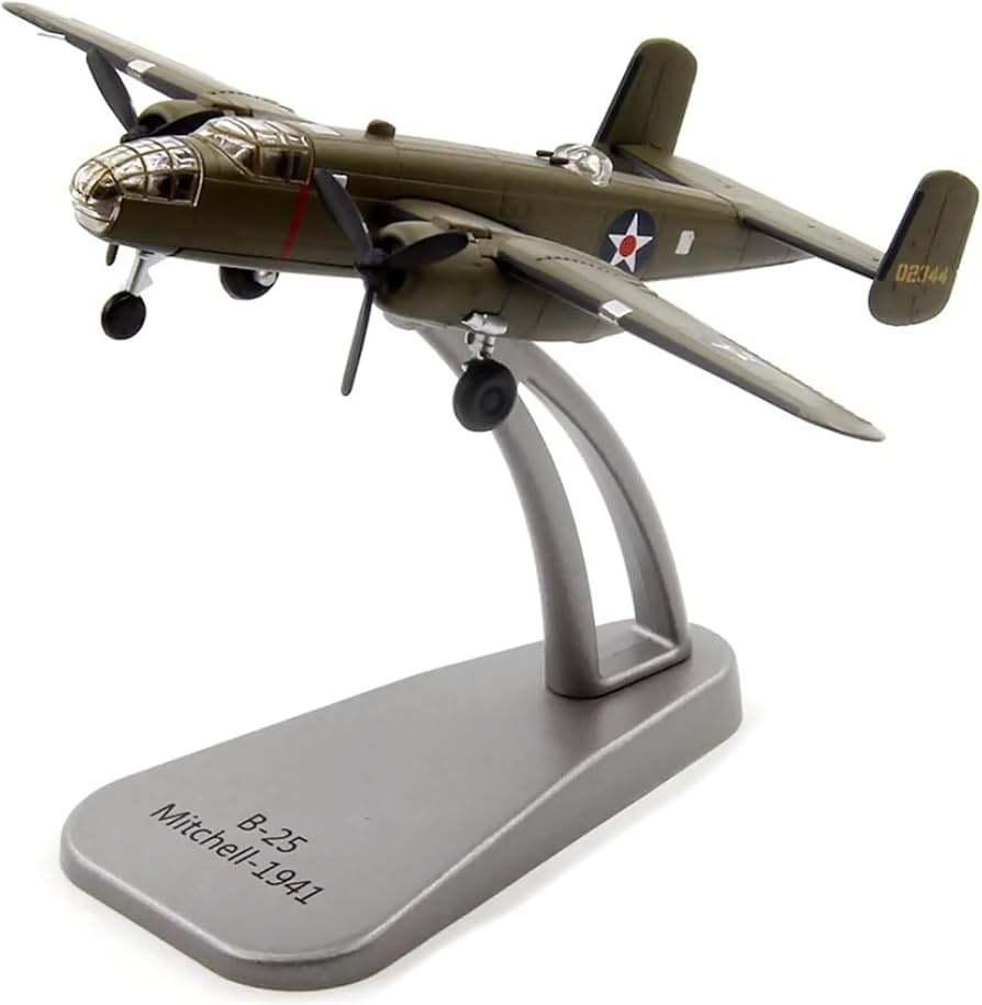 Amazon.co.jp: シミュレーション1:144合金航空機モデルB-25爆撃機
