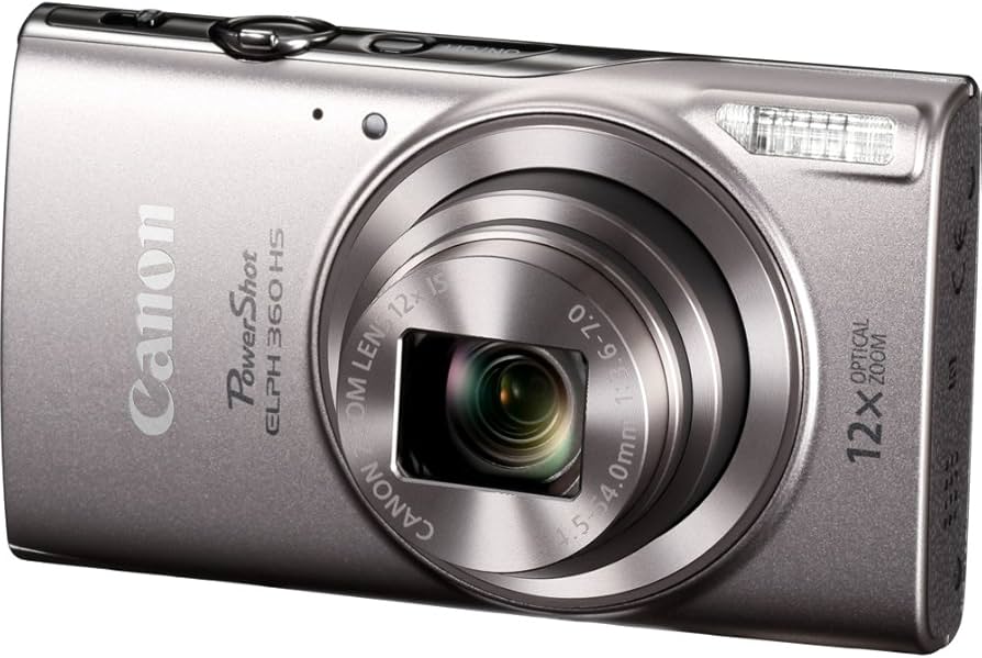 Amazon.com : Canon PowerShot ELPH 360 Digital Camera w/ 12x
