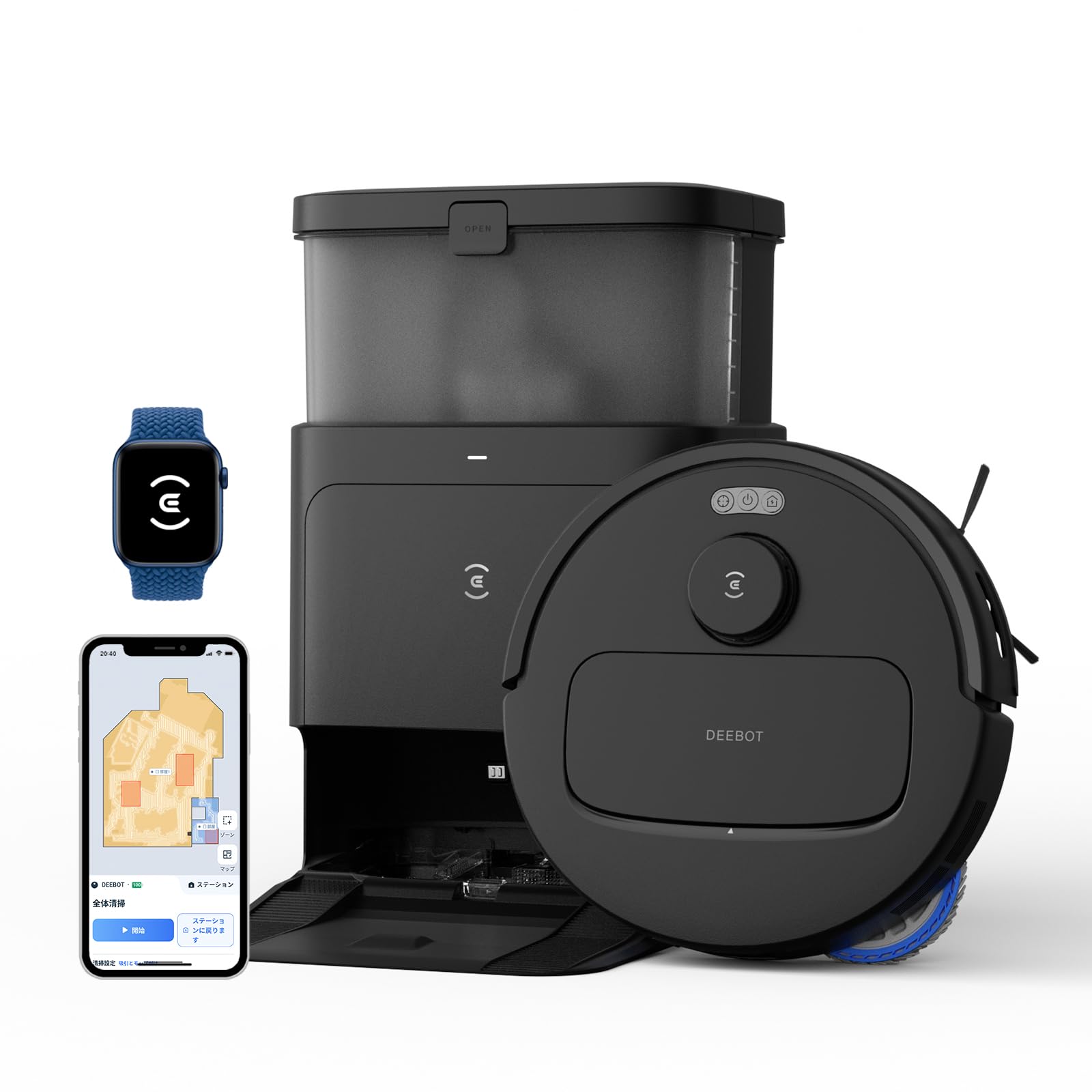 Amazon | ECOVACS(エコバックス) DEEBOT N30 Pro OMNI ロボット掃除機