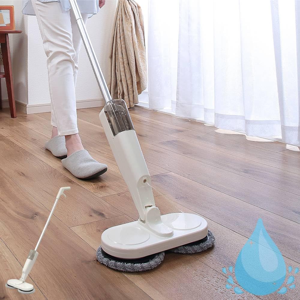 Amazon｜Bonarca 電動モップ コードレス 電動モップ 水噴射 自動 LED