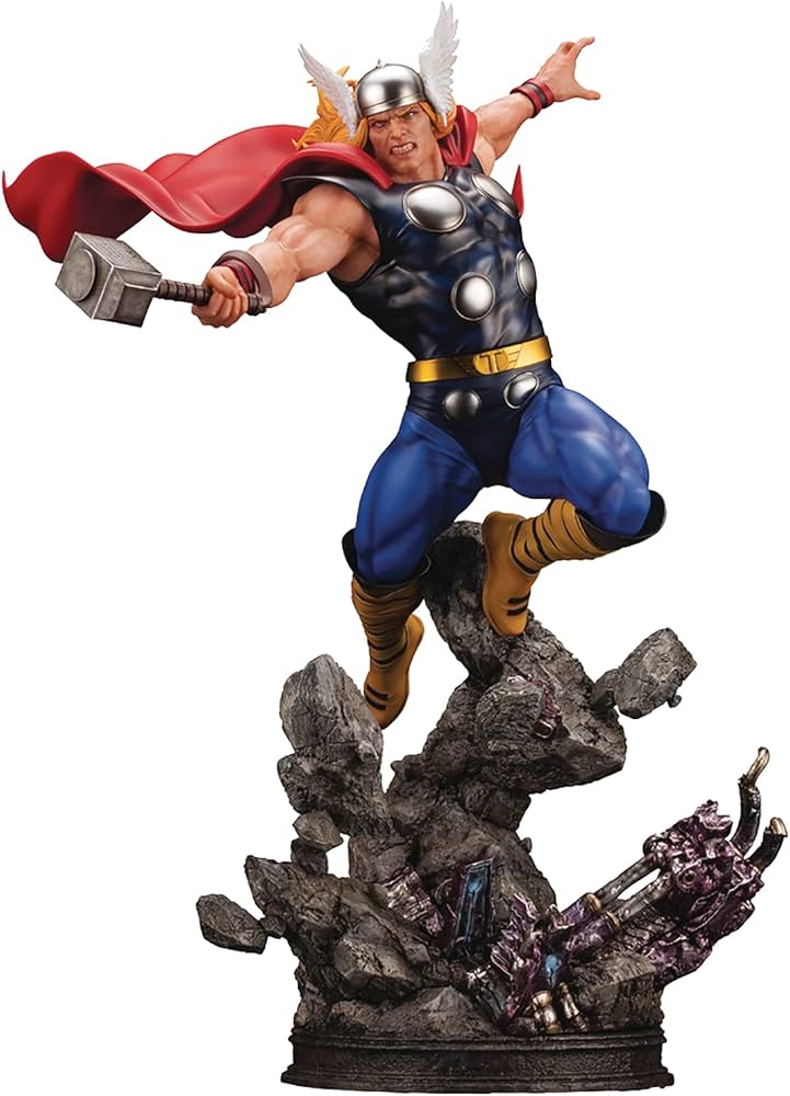 Amazon.com: Marvel Universe_Thor Avengers FINE Art Statue : Toys