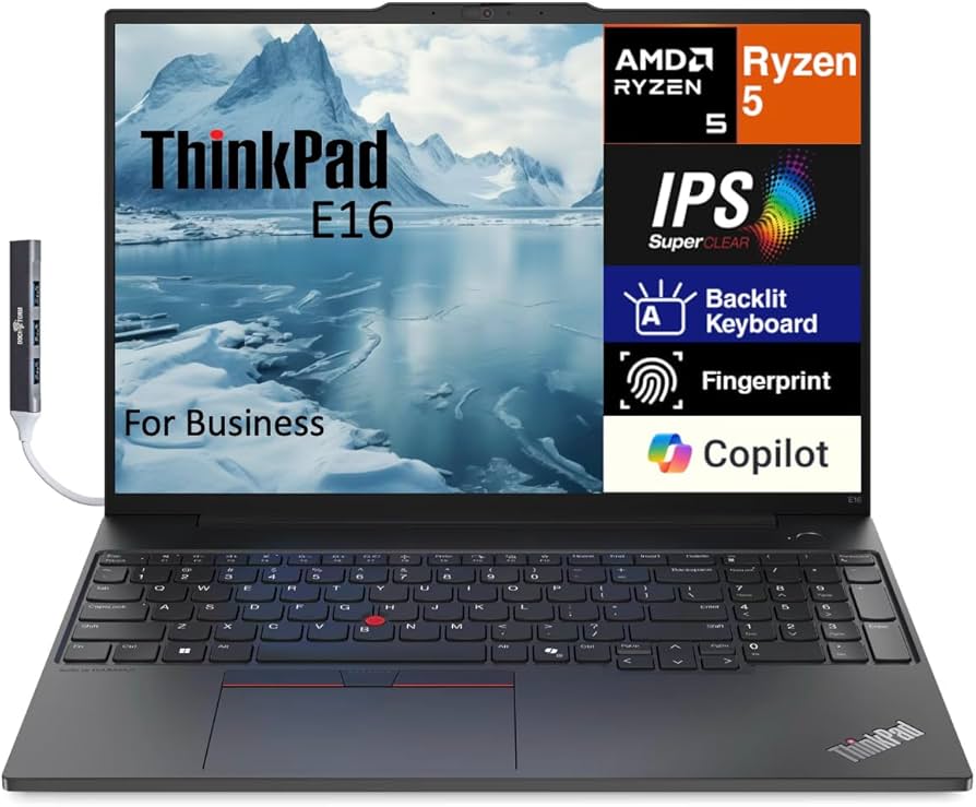 Amazon.com: Lenovo Thinkpad E16 Business Laptop 16.0