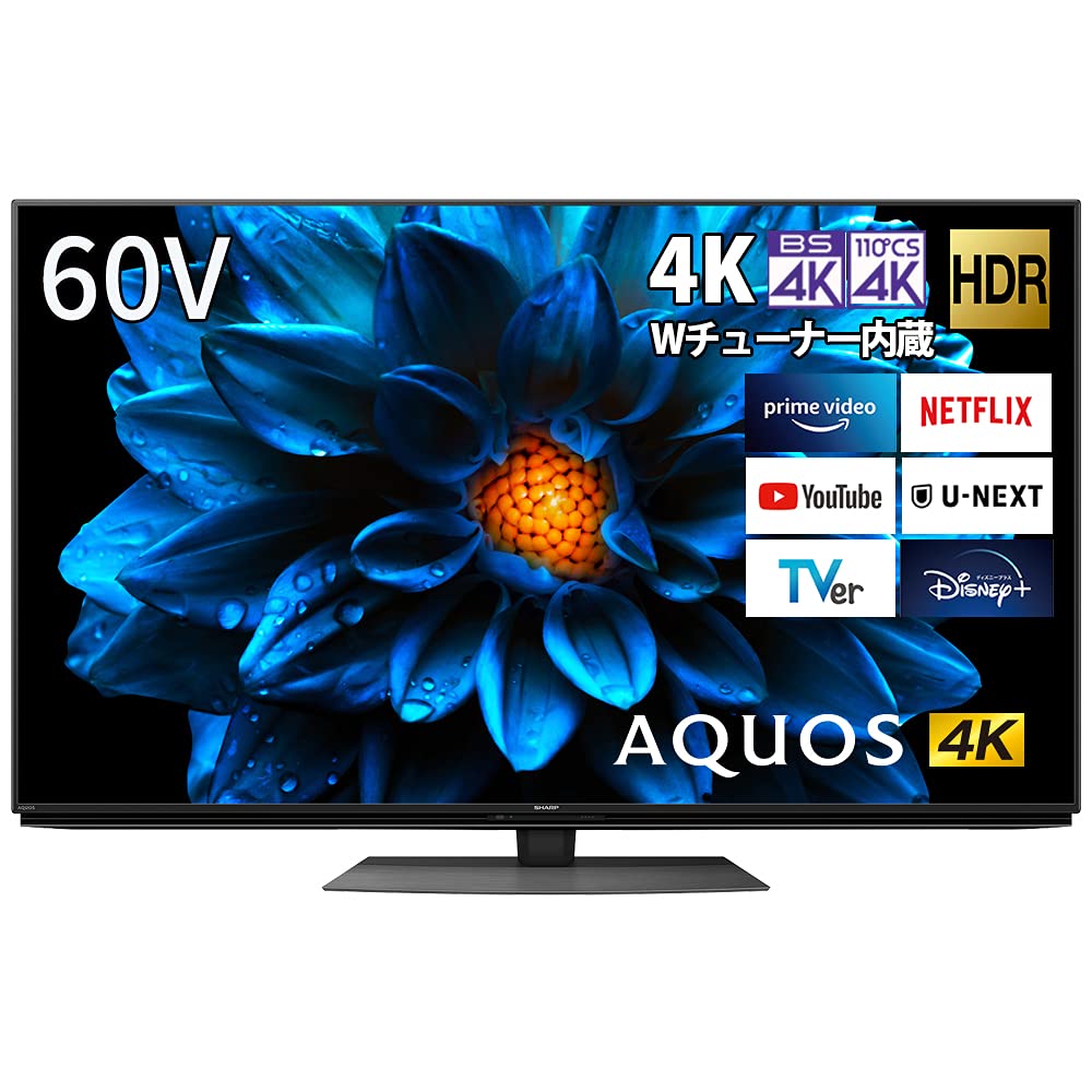 Amazon.co.jp: シャープ 60V型 4K 液晶 テレビ AQUOS 4T-C60DN1 N