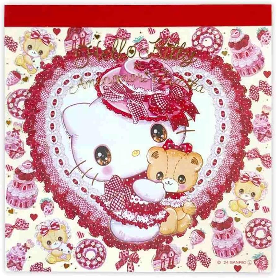 Amazon.co.jp: ハローキティ[メモ帳]メモパッド飴ノ森ふみか : 文房具