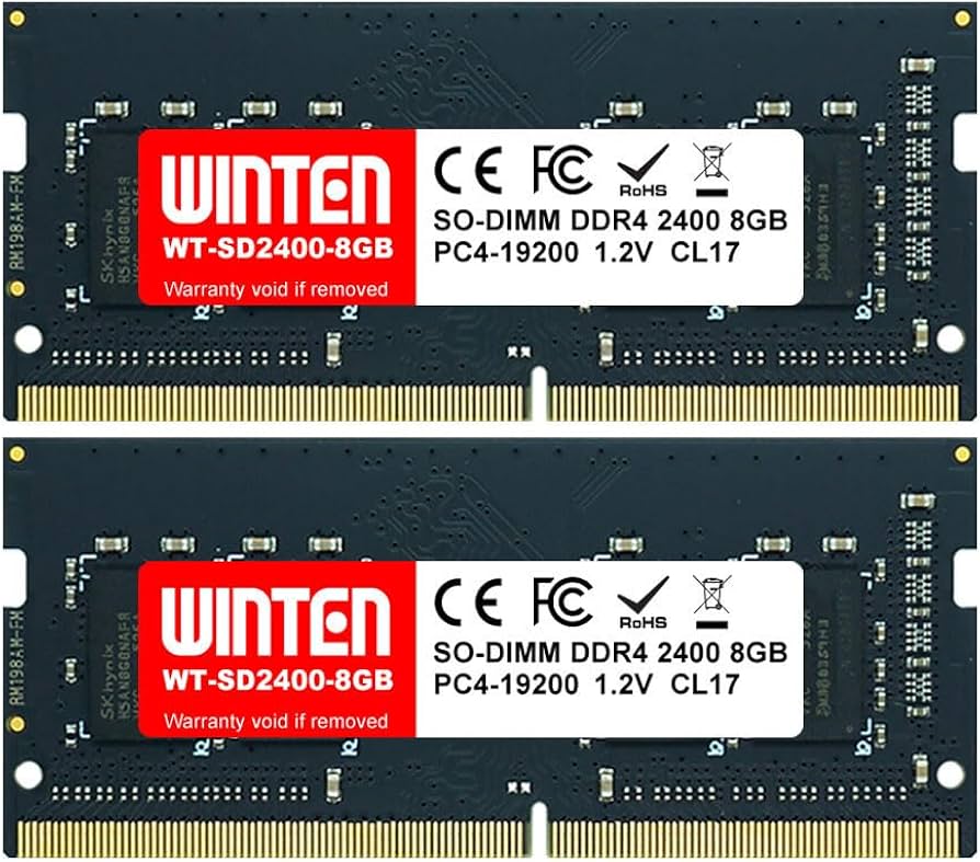 Amazon.co.jp: WINTEN ノートPC用メモリ DDR4-2400 16GB（8GB×2枚