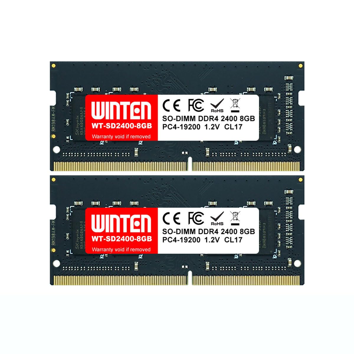 Amazon.co.jp: WINTEN ノートPC用メモリ DDR4-2400 16GB（8GB×2枚